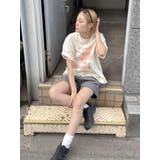アイボリー | ヴィンテージウォッシュロゴビッグTee | Ungrid