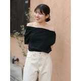 タックデザインオフショルTee | Ungrid | 詳細画像14 