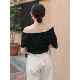 タックデザインオフショルTee | Ungrid | 詳細画像15 