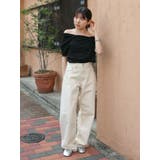 タックデザインオフショルTee | Ungrid | 詳細画像16 