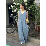 バックオープンデニムサロペット | Ungrid | 詳細画像11 