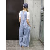 バックオープンデニムサロペット | Ungrid | 詳細画像4 