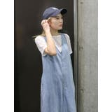 バックオープンデニムサロペット | Ungrid | 詳細画像5 