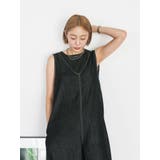 バックオープンデニムサロペット | Ungrid | 詳細画像8 