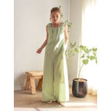 スクエアネックギャザーデザインロンパース | Ungrid | 詳細画像18 