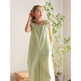 スクエアネックギャザーデザインロンパース | Ungrid | 詳細画像21 