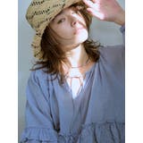 ビーズデザインスリーブボリュームブラウス | Ungrid | 詳細画像4 