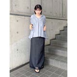 リネン混ギャザーノースリブラウス | Ungrid | 詳細画像14 