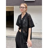 レース開襟ハーフスリーブシャツ | Ungrid | 詳細画像11 