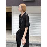 レース開襟ハーフスリーブシャツ | Ungrid | 詳細画像12 