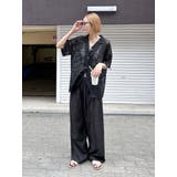 レース開襟ハーフスリーブシャツ | Ungrid | 詳細画像13 