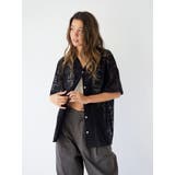 レース開襟ハーフスリーブシャツ | Ungrid | 詳細画像2 