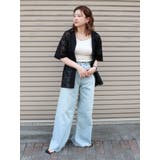 レース開襟ハーフスリーブシャツ | Ungrid | 詳細画像22 