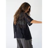 レース開襟ハーフスリーブシャツ | Ungrid | 詳細画像4 