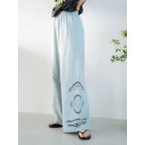 カットワークデザインラフパンツ | Ungrid | 詳細画像15 