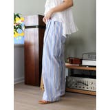 ウエストタックストライプパンツ | Ungrid | 詳細画像13 