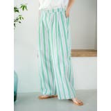 ウエストタックストライプパンツ | Ungrid | 詳細画像4 