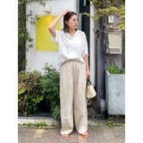 リネン混カーブラフパンツ | Ungrid | 詳細画像20 