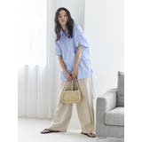 リネン混カーブラフパンツ | Ungrid | 詳細画像7 