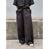 リネン混カーブラフパンツ | Ungrid | 詳細画像9 