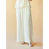 オフホワイト | 【WEB限定】ジャカードラフパンツ | Ungrid