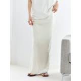 オフホワイト | フィットフレアスカート | Ungrid