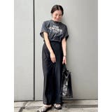 ブラック | フィットフレアスカート | Ungrid