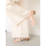 オフホワイト | メッシュヒールサンダル | Ungrid