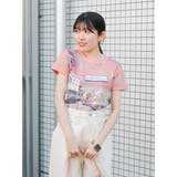 オレンジ | 総柄フォトプリントTee | Ungrid