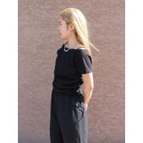 サイドギャザーボートネックTee | Ungrid | 詳細画像3 