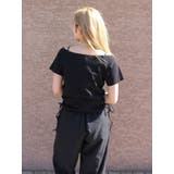 サイドギャザーボートネックTee | Ungrid | 詳細画像4 