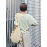 リネン混ボートネックショートTee | Ungrid | 詳細画像11