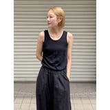 リネン混タンクトップ | Ungrid | 詳細画像2 