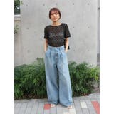 バックオープンレースTee | Ungrid | 詳細画像11