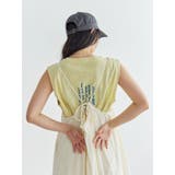 イエロー | カラーエンブロイダリータンクトップ | Ungrid