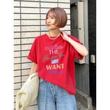 レッド | カラーロゴルーズTee | Ungrid