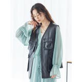 フェイクレザーベスト | Ungrid | 詳細画像10