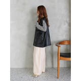 フェイクレザーベスト | Ungrid | 詳細画像14