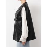 フェイクレザーベスト | Ungrid | 詳細画像16