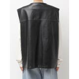 フェイクレザーベスト | Ungrid | 詳細画像17