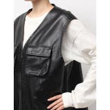 フェイクレザーベスト | Ungrid | 詳細画像19