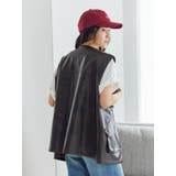 フェイクレザーベスト | Ungrid | 詳細画像7