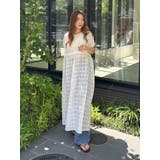 メッシュレースノースリワンピース | Ungrid | 詳細画像4 