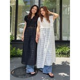 メッシュレースノースリワンピース | Ungrid | 詳細画像8 