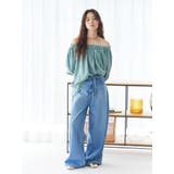 オフショルラメドビーハーフスリーブブラウス | Ungrid | 詳細画像10 