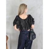 オフショルラメドビーハーフスリーブブラウス | Ungrid | 詳細画像15 