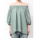 オフショルラメドビーハーフスリーブブラウス | Ungrid | 詳細画像21 