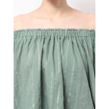 オフショルラメドビーハーフスリーブブラウス | Ungrid | 詳細画像24 