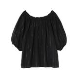 オフショルラメドビーハーフスリーブブラウス | Ungrid | 詳細画像33 