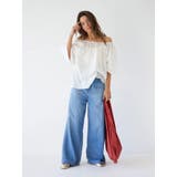 オフショルラメドビーハーフスリーブブラウス | Ungrid | 詳細画像7 